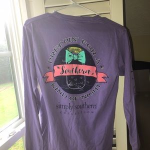 Purple Simply Southern Longsleeve Shirt